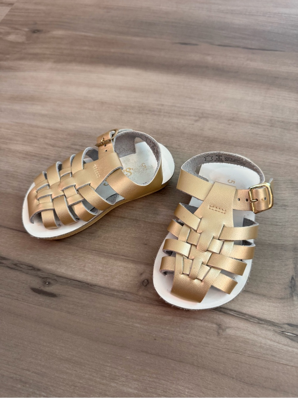 Sun Sans Gold Sandals